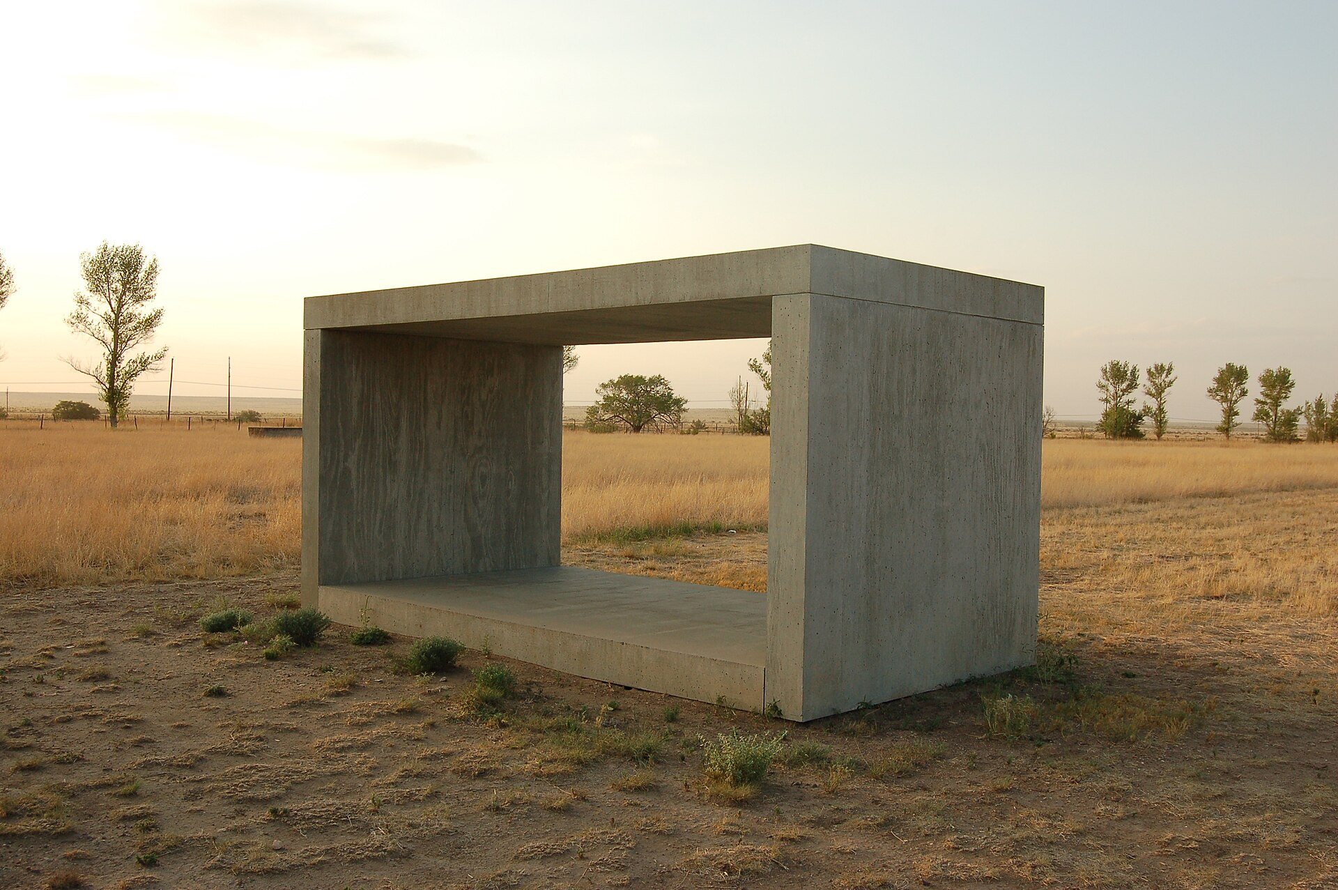 Donald Judd, 15 untitled works in concrete, Chinati Foundation, Marfa